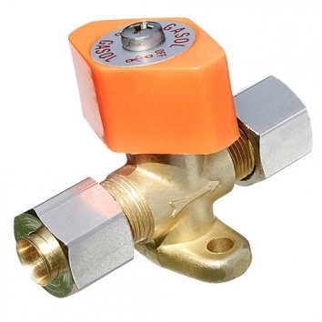 Avstängningsventil 8mm gasolrör
